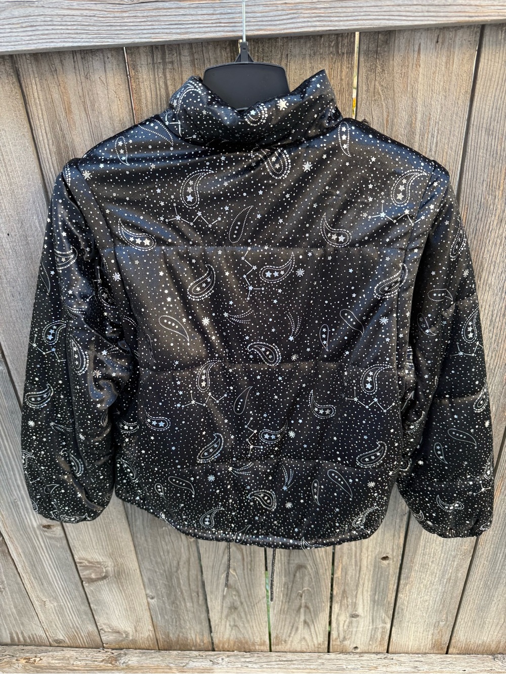 Beach Riot Kris Convertible Shooting Stars Puffer  Jacket - Picture 5 of 6